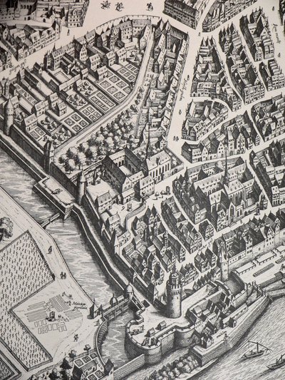 Frankfurt Karmeliterkloster 1628 by Unbekannter Künstler