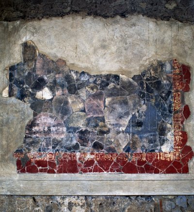 Fresco, Villa Arianna, Stabiae, Campania, Italy, Roman civilization, 2nd century BC (detail) by Benjamin Baud