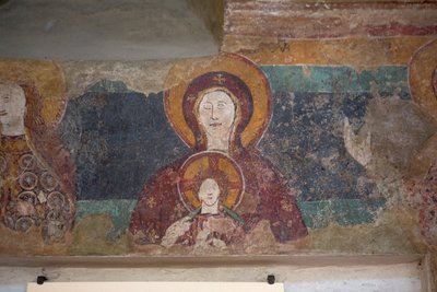 Fresco in Santa Maria Assunta Church, Arqua Petrarca, Veneto, Italy by Unbekannt