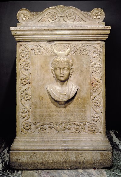 Funerary Stele of a Ten Year Old Girl Called Julia Victorina, Roman by Unbekannt