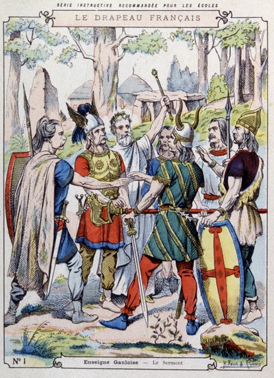 Gallic Chief Taking the Oath by Unbekannter Künstler