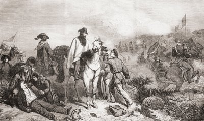 Garibaldi in Italy During the Siege of Rome in 1849 by Unbekannter Künstler