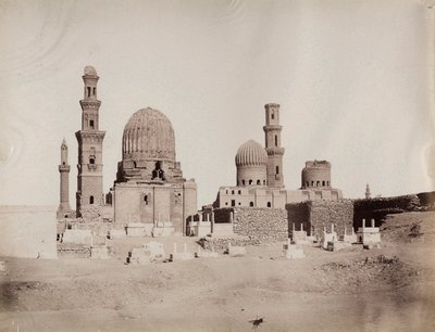 General view of the tombs of the Mamelukes, Cairo by Unbekannter Künstler