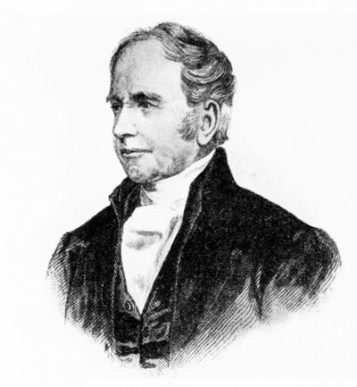 George Bradshaw, British originator of railway guides, c 1850s by Unbekannt