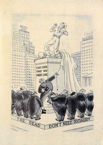 German Propaganda against the Jews and war business. 1940 by Unbekannt