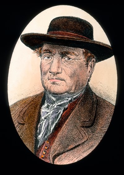 German Colonist Farmer from the Banat in Romania by Unbekannter Künstler