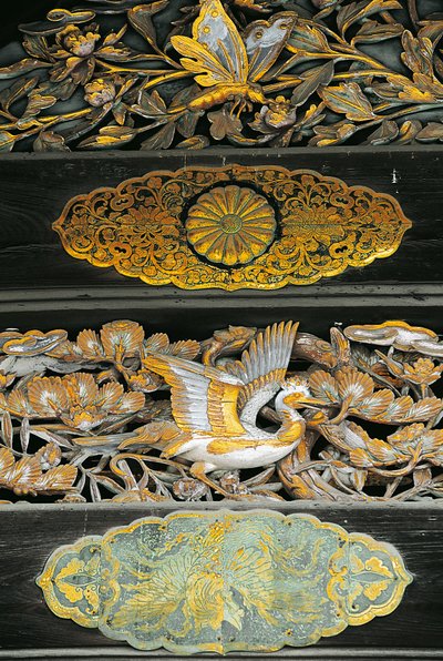 Gilded Birds and Butterflies (Detail) by Benjamin Baud