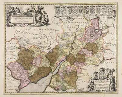 Gloucester Shire and Monmouth Shire by Unbekannter Künstler