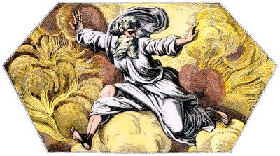 God Creating Heaven and Earth - from the Loggia of the Vatican by Raphael by Unbekannter Künstler