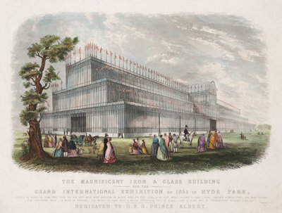 Great Exhibition 1851 The Crystal Palace, London by Unbekannt