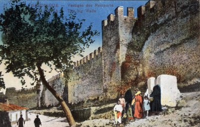 Greece, Thessaloniki: Remains of the Walls - Postcard 1914-1918 by Unbekannt