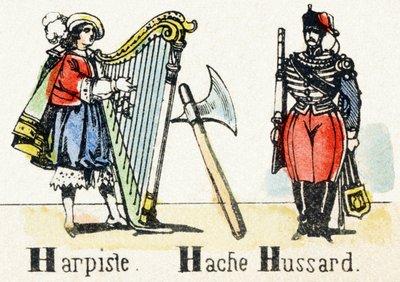H - Harpist Axe Hussar - Alphabet - Children
