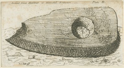 Hamstall Ridware - Archaeological find: etching by Unbekannt