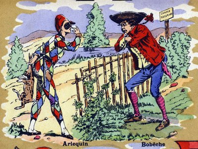 Harlequin and Bobeche by William M. Timlin