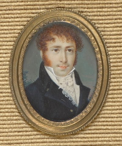 Man with Sideburns by Unbekannter Künstler