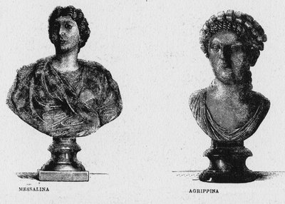 History of Ancient Rome. Messalina and Agrippina the Elder by Unbekannt