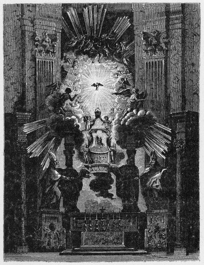 History of Ancient Rome. Tribune of Saint Peter by Unbekannt