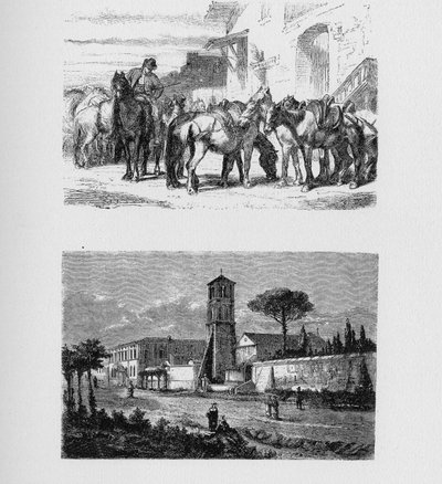History of Ancient Rome. Via Nomentana is an Ancient Road of Italy, Leading North-East from Rome to Nomentum by Unbekannt