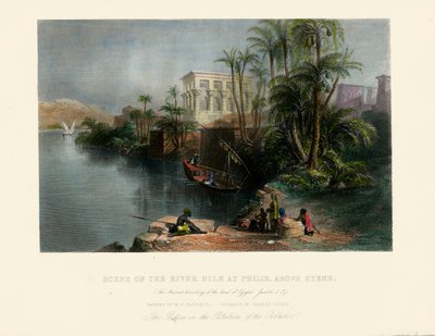 Holy Land - The River Nile at Philce by Unbekannter Künstler