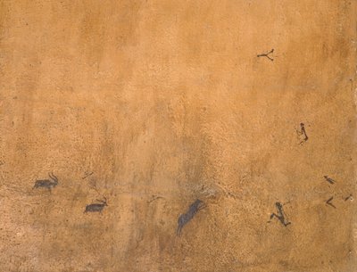 Hunting Scene, from the Valltorta Caves, Neolithic by Unbekannter Künstler