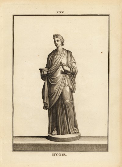 Hygieia, Greek and Roman Goddess of Health and Cleanliness by Unbekannt