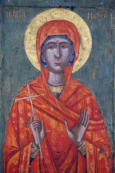 Saint Marina Icon (18th Century) by Unbekannt