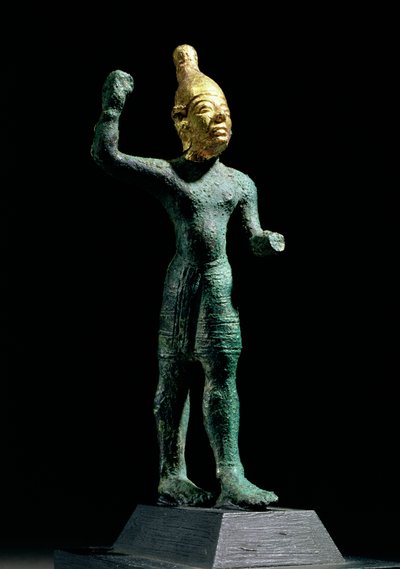 Idol of the Storm God Baal, from Syria, Bronze Age (c.1350-1250 BC) by Unbekannt
