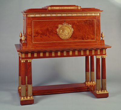 Imperial Mahogany Secretaire, by David Roentgen (1743-1807), German by Unbekannt