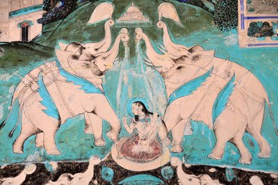 Chitra Shala Palace Fresco by Unbekannt