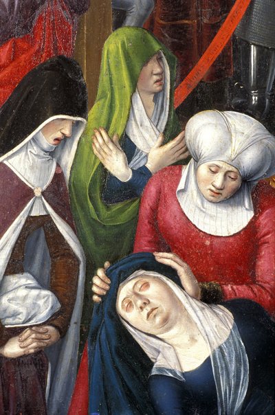 Indre & Loire No. 175 - Chateau de Loches - Detail of the Altarpiece of the Crucifixion - School of Jean Fouquet - 1485 by Unbekannt