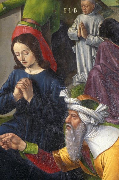 Chateau de Loches - Detail of the Altarpiece of the Crucifixion - Ecole de Jean Fouquet - 1485 by Unbekannt