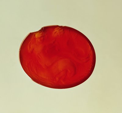 Intaglio of Triton with a nereid by Unbekannt