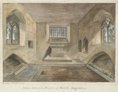 Interior of Statfold Chapel by Unbekannt
