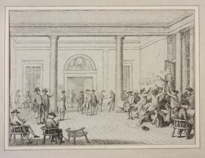 Interior of the Stock Exchange by Unbekannt