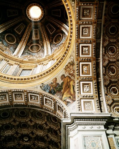 Interior view of the dome of St. Peter