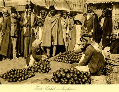 Iraq - Fruit Market in Baghdad by Unbekannter Künstler
