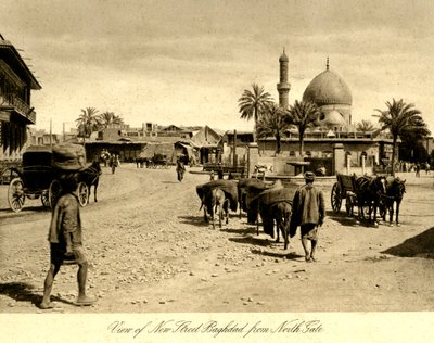 Iraq - View of New Street Baghdad from North Gate by Unbekannter Künstler