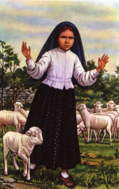 Jacinta, who saw the Virgin Mary in Fatima in 1917 by Unbekannter Künstler