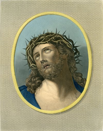 Jesus Christ crowned with thorns by Unbekannter Künstler