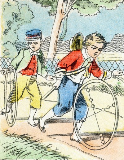 Game: The Hoops - Child Entertainment Alphabet c.1890 by Unbekannt