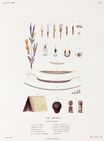 Jewellery, Belts and Other Items from Birara (New Britain) by Unbekannt