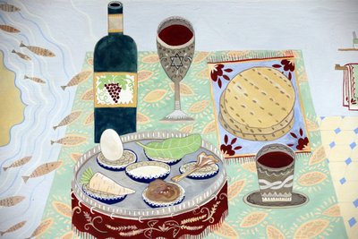 Jewish Museum of Switzerland, Basel, A Table Set Up for a Passover Seder by Unbekannt