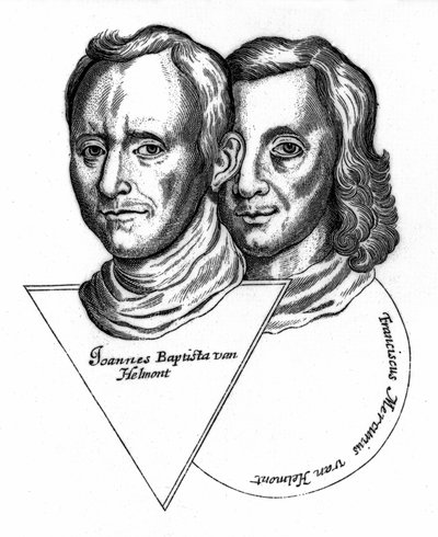 Joannes Baptiste van Helmont and Franciscus Mercurius van Helmont by Unbekannt