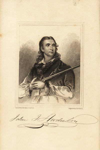 John James Audubon, American ornithologist, naturalist, and painter by Unbekannt