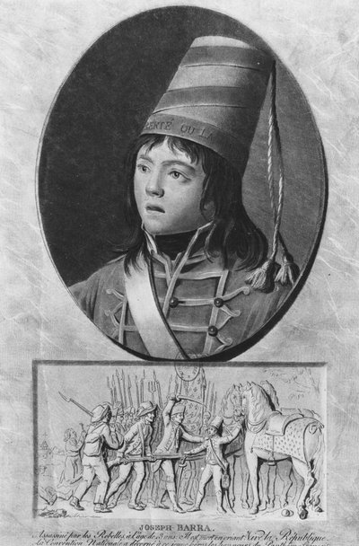 Joseph Bara or Barra (1779 - 1793), French soldier by Unbekannt