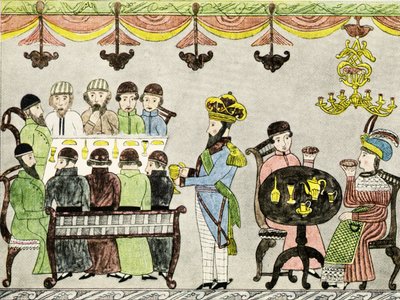 Joseph, as governor of Egypt and his brothers (Bible) by Unbekannter Künstler