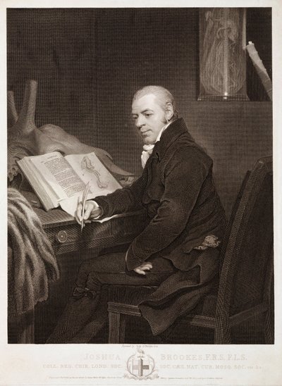 Joshua Brookes, British anatomist by Unbekannt