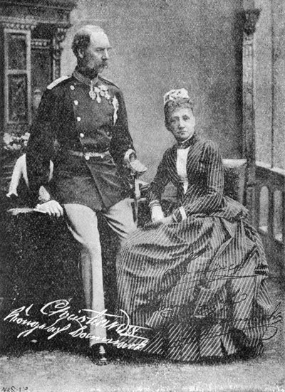 King Christian IX and Queen Louise of Denmark by Unbekannt