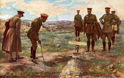 King George V Visiting a Soldier