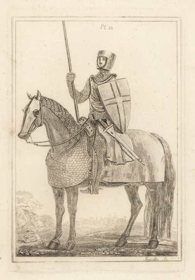 Knight or Man at Arms in Armour of the Time of King Henry II by Unbekannt